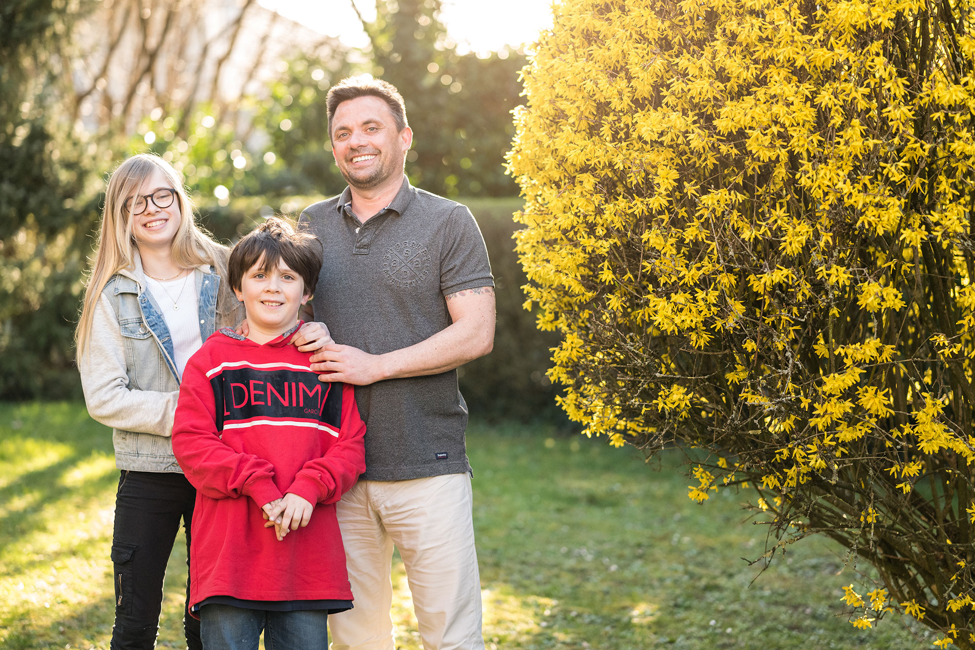 Boris Brunow mit Familie